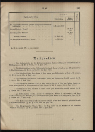 Post- und Telegraphen-Verordnungsblatt für das Verwaltungsgebiet des K.-K. Handelsministeriums 19010620 Seite: 3