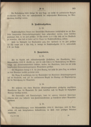 Post- und Telegraphen-Verordnungsblatt für das Verwaltungsgebiet des K.-K. Handelsministeriums 19010705 Seite: 5