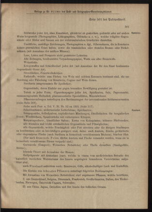 Post- und Telegraphen-Verordnungsblatt für das Verwaltungsgebiet des K.-K. Handelsministeriums 19010711 Seite: 19