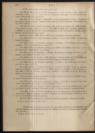 Post- und Telegraphen-Verordnungsblatt für das Verwaltungsgebiet des K.-K. Handelsministeriums 19010711 Seite: 2