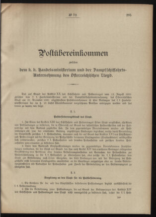 Post- und Telegraphen-Verordnungsblatt für das Verwaltungsgebiet des K.-K. Handelsministeriums 19010719 Seite: 3