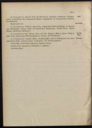 Post- und Telegraphen-Verordnungsblatt für das Verwaltungsgebiet des K.-K. Handelsministeriums 19010723 Seite: 12