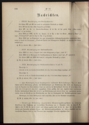 Post- und Telegraphen-Verordnungsblatt für das Verwaltungsgebiet des K.-K. Handelsministeriums 19010723 Seite: 2