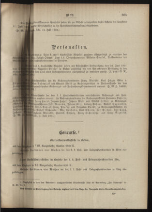 Post- und Telegraphen-Verordnungsblatt für das Verwaltungsgebiet des K.-K. Handelsministeriums 19010723 Seite: 3