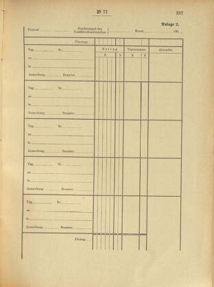 Post- und Telegraphen-Verordnungsblatt für das Verwaltungsgebiet des K.-K. Handelsministeriums 19010802 Seite: 13