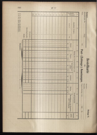 Post- und Telegraphen-Verordnungsblatt für das Verwaltungsgebiet des K.-K. Handelsministeriums 19010802 Seite: 22