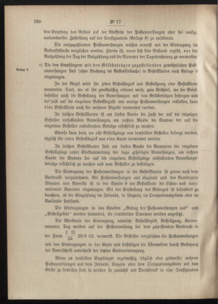 Post- und Telegraphen-Verordnungsblatt für das Verwaltungsgebiet des K.-K. Handelsministeriums 19010802 Seite: 6