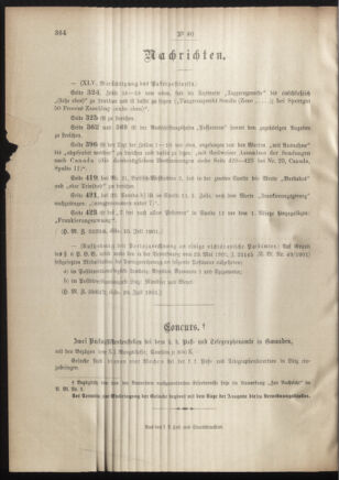 Post- und Telegraphen-Verordnungsblatt für das Verwaltungsgebiet des K.-K. Handelsministeriums 19010807 Seite: 4