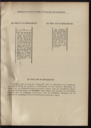 Post- und Telegraphen-Verordnungsblatt für das Verwaltungsgebiet des K.-K. Handelsministeriums 19010824 Seite: 7