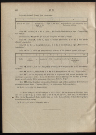 Post- und Telegraphen-Verordnungsblatt für das Verwaltungsgebiet des K.-K. Handelsministeriums 19010910 Seite: 2