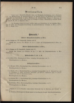 Post- und Telegraphen-Verordnungsblatt für das Verwaltungsgebiet des K.-K. Handelsministeriums 19010910 Seite: 3