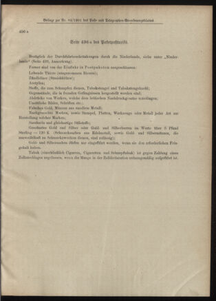 Post- und Telegraphen-Verordnungsblatt für das Verwaltungsgebiet des K.-K. Handelsministeriums 19010913 Seite: 13