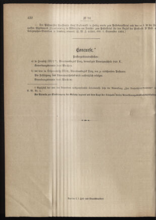 Post- und Telegraphen-Verordnungsblatt für das Verwaltungsgebiet des K.-K. Handelsministeriums 19010916 Seite: 4