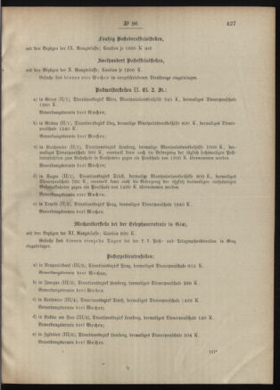 Post- und Telegraphen-Verordnungsblatt für das Verwaltungsgebiet des K.-K. Handelsministeriums 19010924 Seite: 3