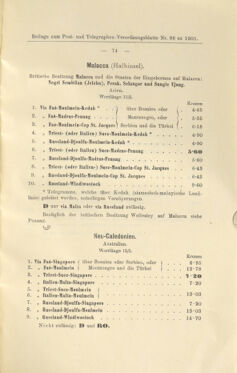 Post- und Telegraphen-Verordnungsblatt für das Verwaltungsgebiet des K.-K. Handelsministeriums 19011001 Seite: 5