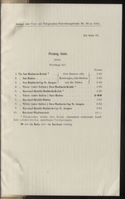 Post- und Telegraphen-Verordnungsblatt für das Verwaltungsgebiet des K.-K. Handelsministeriums 19011001 Seite: 7