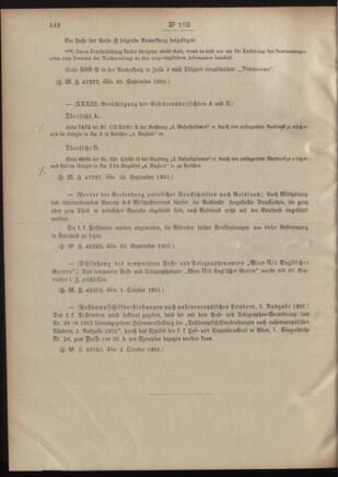 Post- und Telegraphen-Verordnungsblatt für das Verwaltungsgebiet des K.-K. Handelsministeriums 19011008 Seite: 2