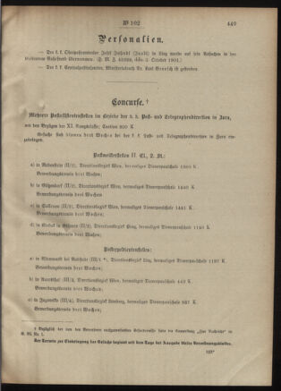 Post- und Telegraphen-Verordnungsblatt für das Verwaltungsgebiet des K.-K. Handelsministeriums 19011008 Seite: 3