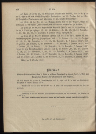 Post- und Telegraphen-Verordnungsblatt für das Verwaltungsgebiet des K.-K. Handelsministeriums 19011010 Seite: 2