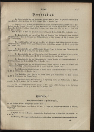 Post- und Telegraphen-Verordnungsblatt für das Verwaltungsgebiet des K.-K. Handelsministeriums 19011029 Seite: 3