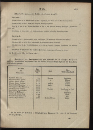 Post- und Telegraphen-Verordnungsblatt für das Verwaltungsgebiet des K.-K. Handelsministeriums 19011108 Seite: 3