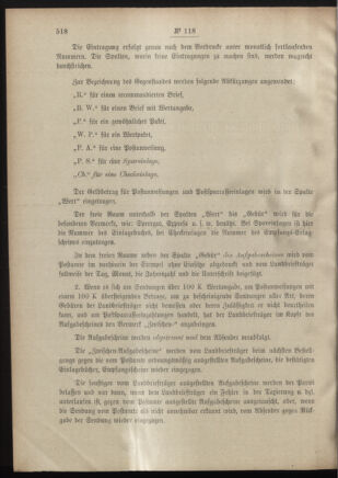 Post- und Telegraphen-Verordnungsblatt für das Verwaltungsgebiet des K.-K. Handelsministeriums 19011120 Seite: 8