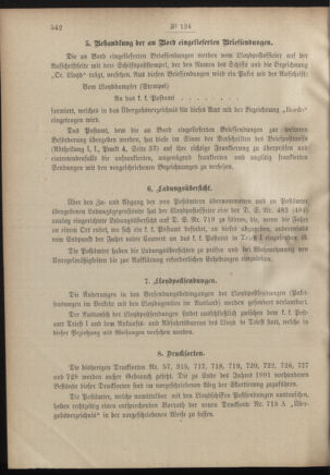 Post- und Telegraphen-Verordnungsblatt für das Verwaltungsgebiet des K.-K. Handelsministeriums 19011203 Seite: 4