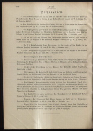 Post- und Telegraphen-Verordnungsblatt für das Verwaltungsgebiet des K.-K. Handelsministeriums 19011205 Seite: 2