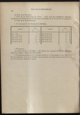 Post- und Telegraphen-Verordnungsblatt für das Verwaltungsgebiet des K.-K. Handelsministeriums 19011212 Seite: 42