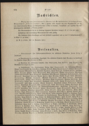 Post- und Telegraphen-Verordnungsblatt für das Verwaltungsgebiet des K.-K. Handelsministeriums 19011217 Seite: 2