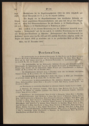 Post- und Telegraphen-Verordnungsblatt für das Verwaltungsgebiet des K.-K. Handelsministeriums 19011230 Seite: 48