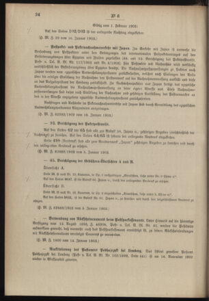 Post- und Telegraphen-Verordnungsblatt für das Verwaltungsgebiet des K.-K. Handelsministeriums 19030122 Seite: 2