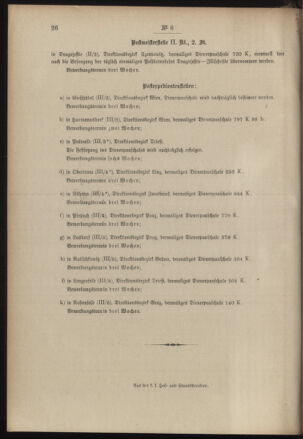 Post- und Telegraphen-Verordnungsblatt für das Verwaltungsgebiet des K.-K. Handelsministeriums 19030122 Seite: 8