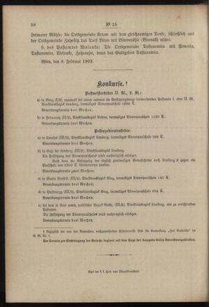 Post- und Telegraphen-Verordnungsblatt für das Verwaltungsgebiet des K.-K. Handelsministeriums 19030214 Seite: 4