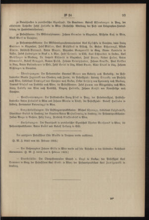 Post- und Telegraphen-Verordnungsblatt für das Verwaltungsgebiet des K.-K. Handelsministeriums 19030303 Seite: 7