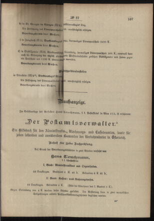 Post- und Telegraphen-Verordnungsblatt für das Verwaltungsgebiet des K.-K. Handelsministeriums 19030401 Seite: 3