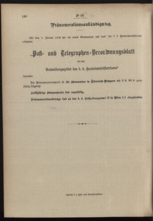 Post- und Telegraphen-Verordnungsblatt für das Verwaltungsgebiet des K.-K. Handelsministeriums 19030407 Seite: 8