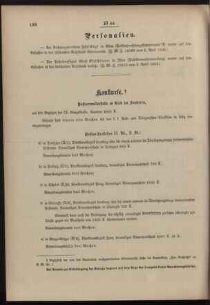 Post- und Telegraphen-Verordnungsblatt für das Verwaltungsgebiet des K.-K. Handelsministeriums 19030422 Seite: 2