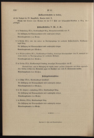 Post- und Telegraphen-Verordnungsblatt für das Verwaltungsgebiet des K.-K. Handelsministeriums 19030608 Seite: 8