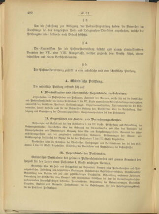 Post- und Telegraphen-Verordnungsblatt für das Verwaltungsgebiet des K.-K. Handelsministeriums 19030807 Seite: 2