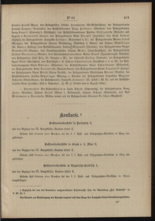 Post- und Telegraphen-Verordnungsblatt für das Verwaltungsgebiet des K.-K. Handelsministeriums 19030814 Seite: 3