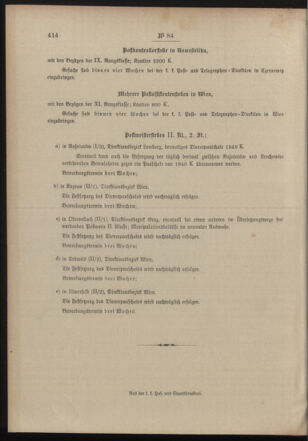 Post- und Telegraphen-Verordnungsblatt für das Verwaltungsgebiet des K.-K. Handelsministeriums 19030814 Seite: 4