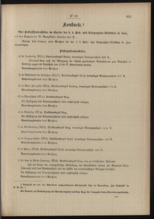 Post- und Telegraphen-Verordnungsblatt für das Verwaltungsgebiet des K.-K. Handelsministeriums 19030819 Seite: 3