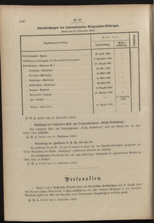 Post- und Telegraphen-Verordnungsblatt für das Verwaltungsgebiet des K.-K. Handelsministeriums 19031001 Seite: 2