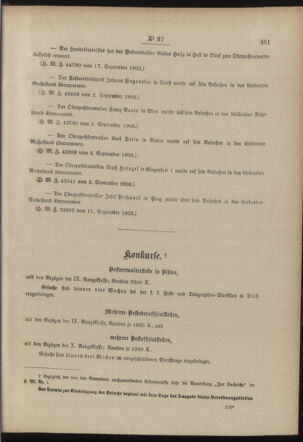 Post- und Telegraphen-Verordnungsblatt für das Verwaltungsgebiet des K.-K. Handelsministeriums 19031001 Seite: 3