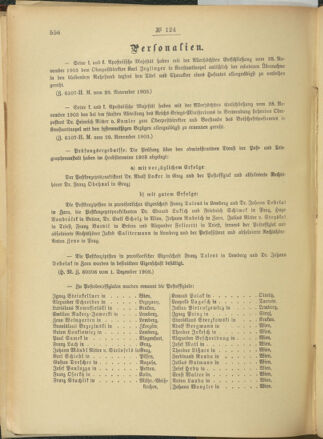 Post- und Telegraphen-Verordnungsblatt für das Verwaltungsgebiet des K.-K. Handelsministeriums 19031211 Seite: 2