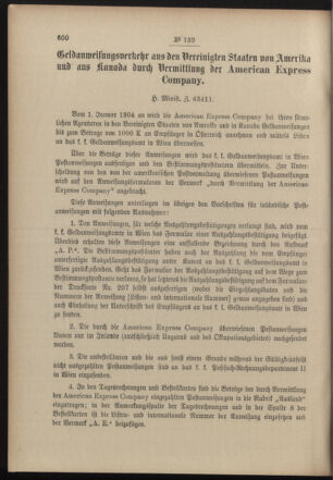 Post- und Telegraphen-Verordnungsblatt für das Verwaltungsgebiet des K.-K. Handelsministeriums 19031230 Seite: 2