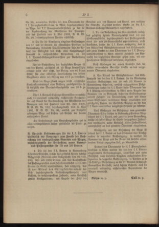 Post- und Telegraphen-Verordnungsblatt für das Verwaltungsgebiet des K.-K. Handelsministeriums 19040109 Seite: 2