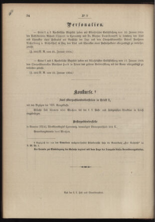 Post- und Telegraphen-Verordnungsblatt für das Verwaltungsgebiet des K.-K. Handelsministeriums 19040130 Seite: 4