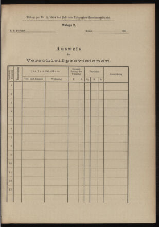 Post- und Telegraphen-Verordnungsblatt für das Verwaltungsgebiet des K.-K. Handelsministeriums 19040210 Seite: 9